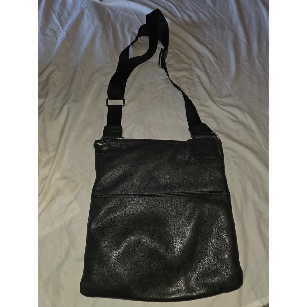 Margot Crossbody Shoulder Purse Soft Leather Messenger Bag. 2 Zip Pockets Top...
